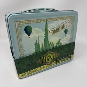 Wicked Emerald City Metal Lunch Box with Thermos-Universal Studios NWT‎